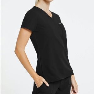 Jaanu Black Scrub Top